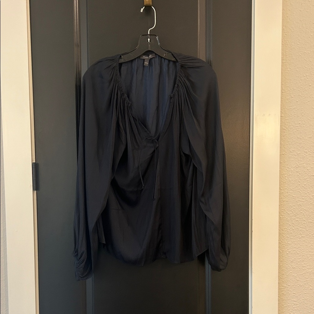 Chic Midnight Blue Women's Blouse